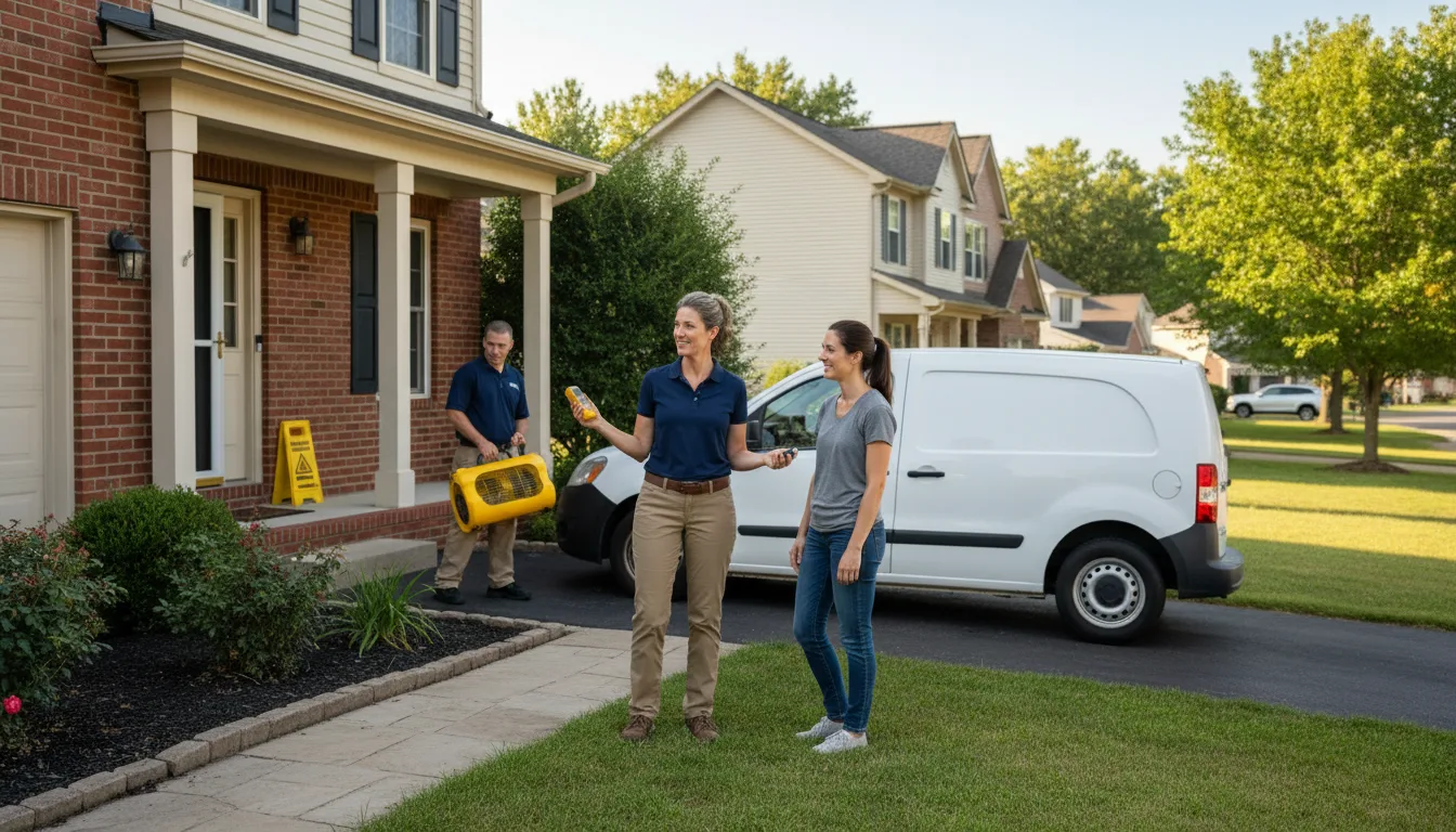 Water restoration image for Mold Remediation in Oxford, NJ